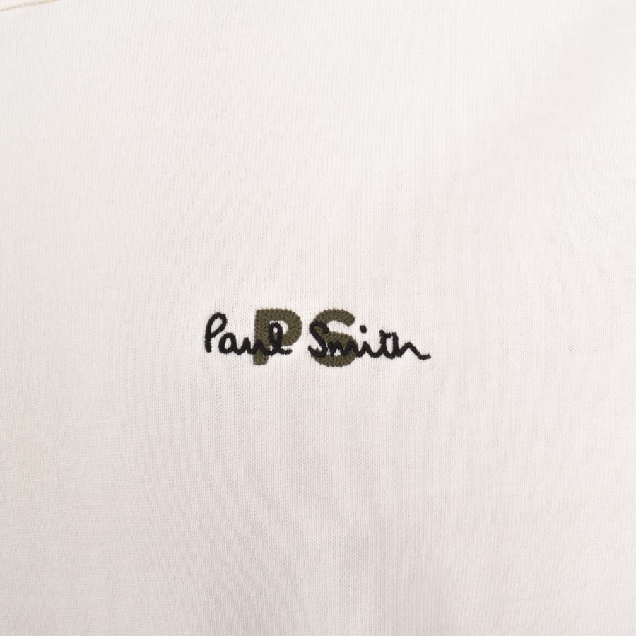 Image number 3 for Paul Smith Heavyweight T Shirt Off White