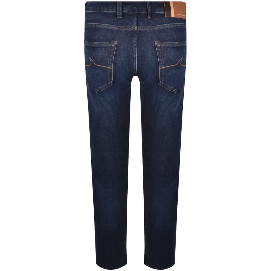 Image number 3 for Paul And Shark Winter Stretch Jeans Dark Wash Blue