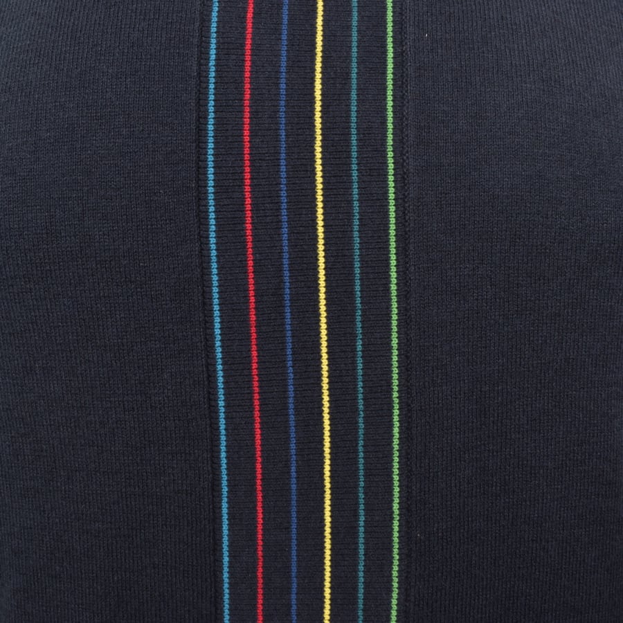 Image number 3 for Paul Smith Crew Neck Knit Jumper Navy