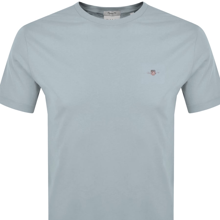 Image number 2 for Gant Regular Fit Shield T Shirt Blue
