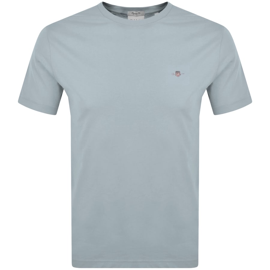 Image number 1 for Gant Regular Fit Shield T Shirt Blue