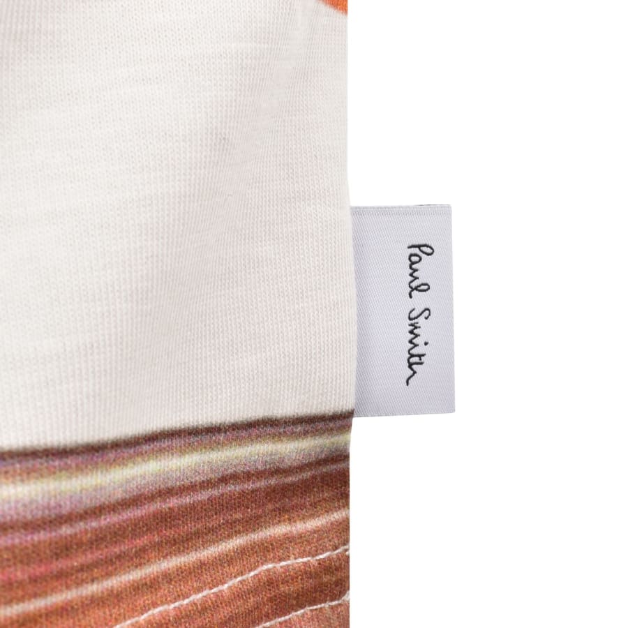 Image number 3 for Paul Smith Stripe Logo T Shirt White