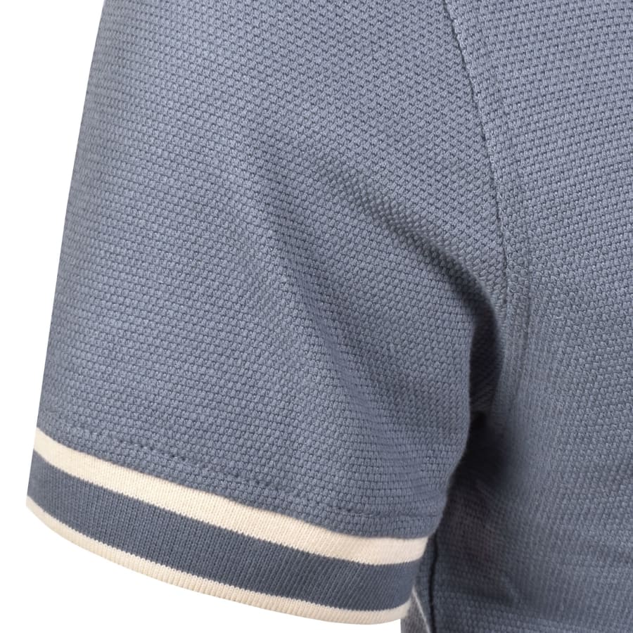 Image number 5 for Replay Short Sleeved Logo Polo T Shirt Blue