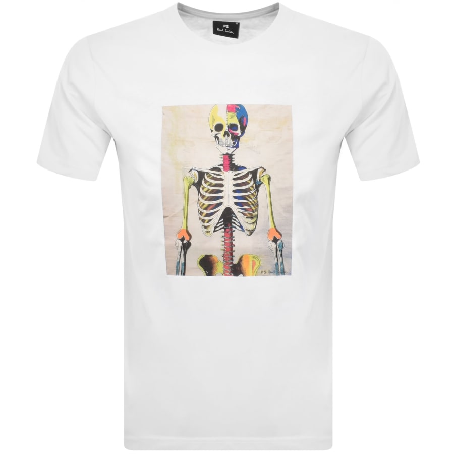 Image number 1 for Paul Smith Skeleton T Shirt White