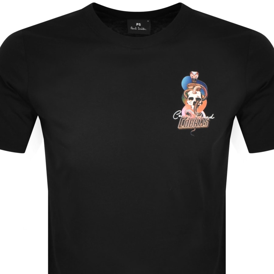 Image number 3 for Paul Smith Cobras Casual Fit T Shirt Black