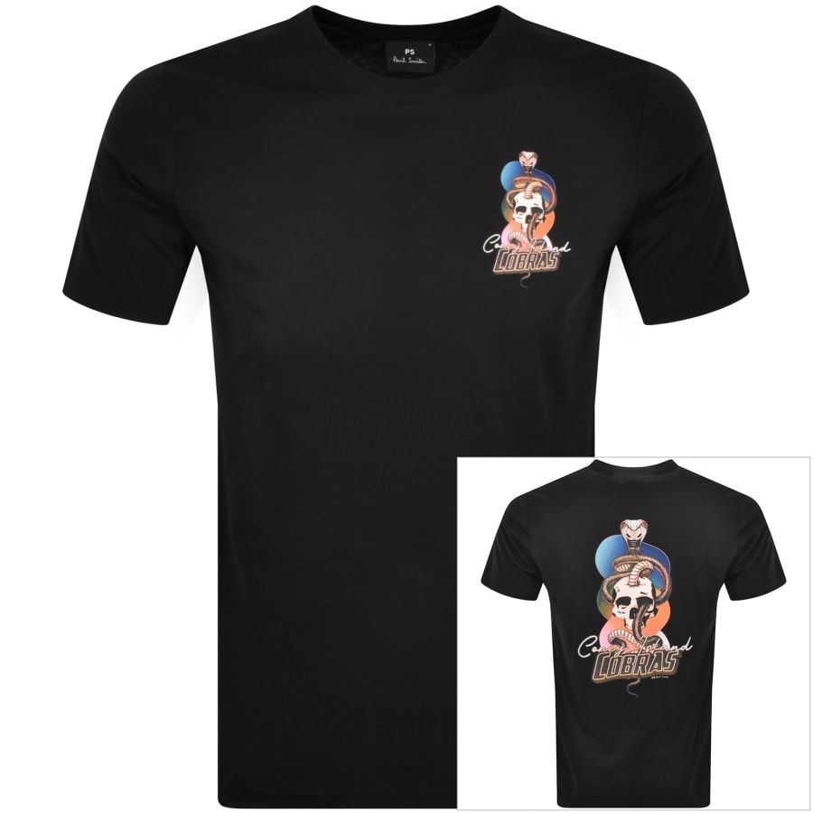 Image number 1 for Paul Smith Cobras Casual Fit T Shirt Black
