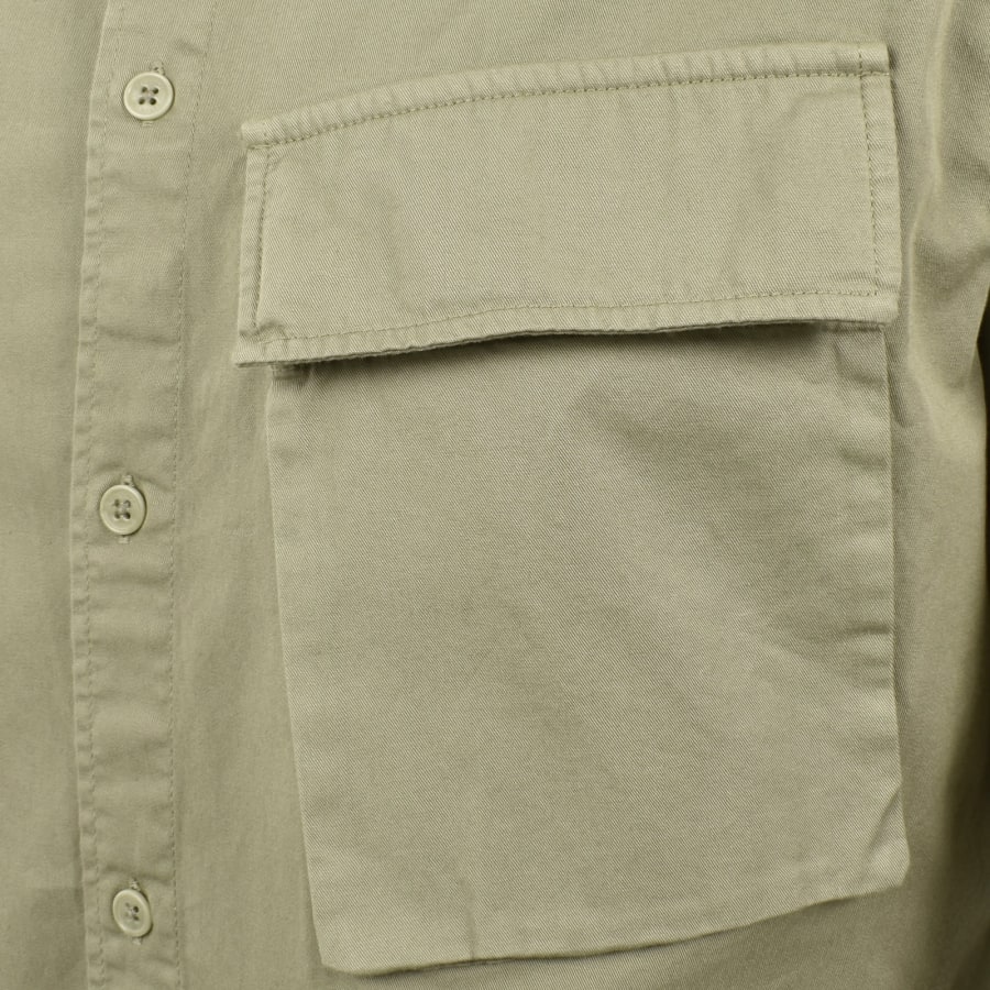 Image number 5 for Belstaff Scale Long Sleeved Shirt Green