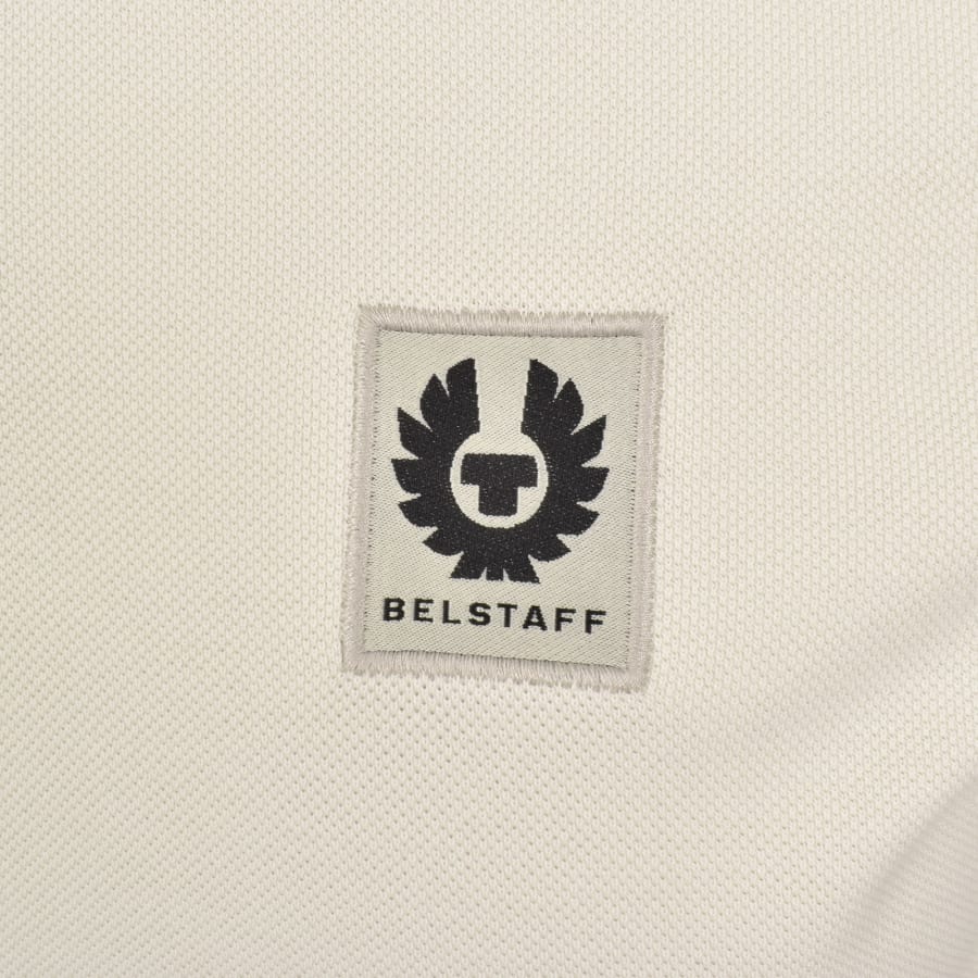 Image number 3 for Belstaff Long Sleeve Polo T Shirt Silver Birch