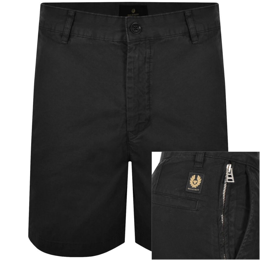 Image number 1 for Belstaff Rally Shorts Black