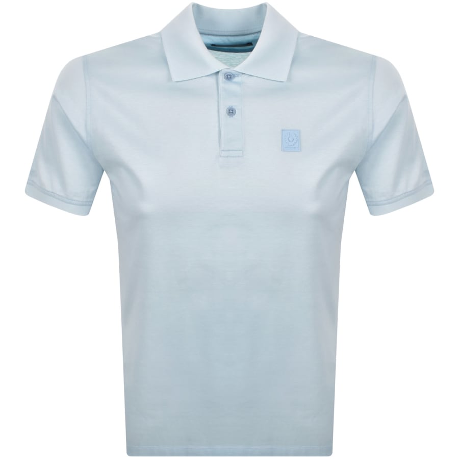 Image number 1 for Belstaff Steel Polo T Shirt Sky Blue