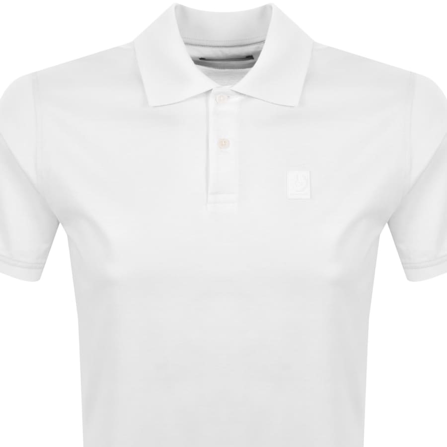 Image number 2 for Belstaff Steel Polo T Shirt White