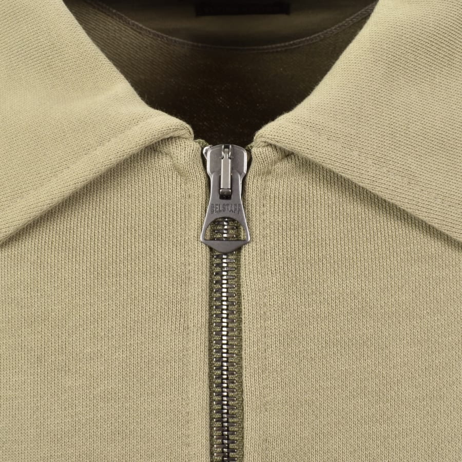 Image number 4 for Belstaff Curator Collared Sweatshirt Green