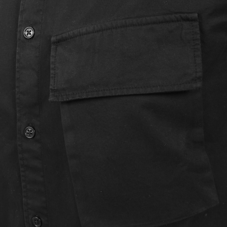 Image number 5 for Belstaff Scale Short Sleeved Shirt Black