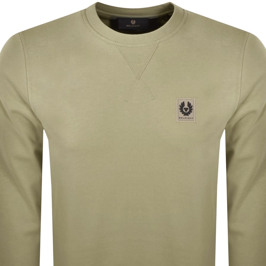 Image number 2 for Belstaff Logo Sweatshirt Green
