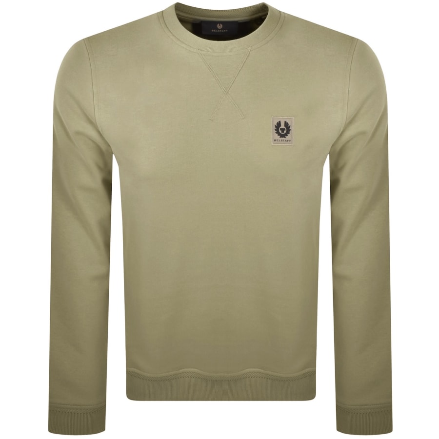 Image number 1 for Belstaff Logo Sweatshirt Green