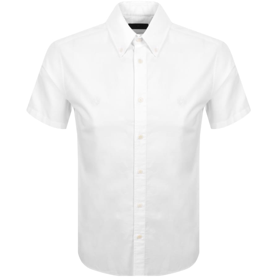 Image number 1 for Belstaff Street Short Sleeved Shirt White
