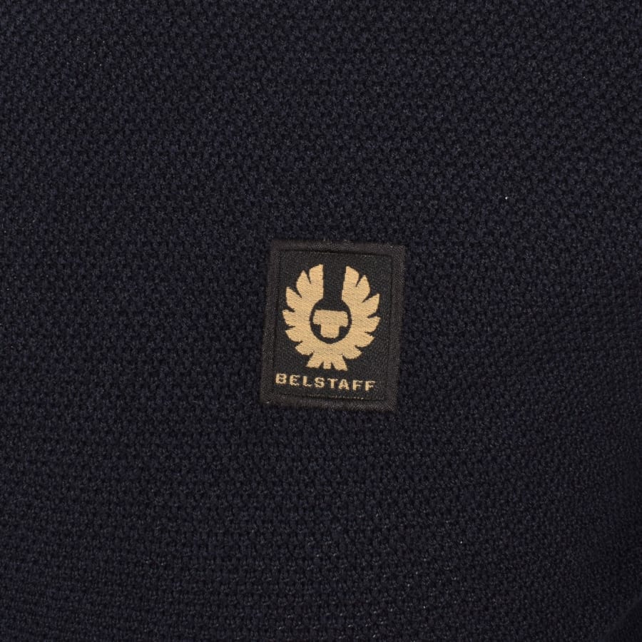 Image number 3 for Belstaff Coast Knit Jumper Navy