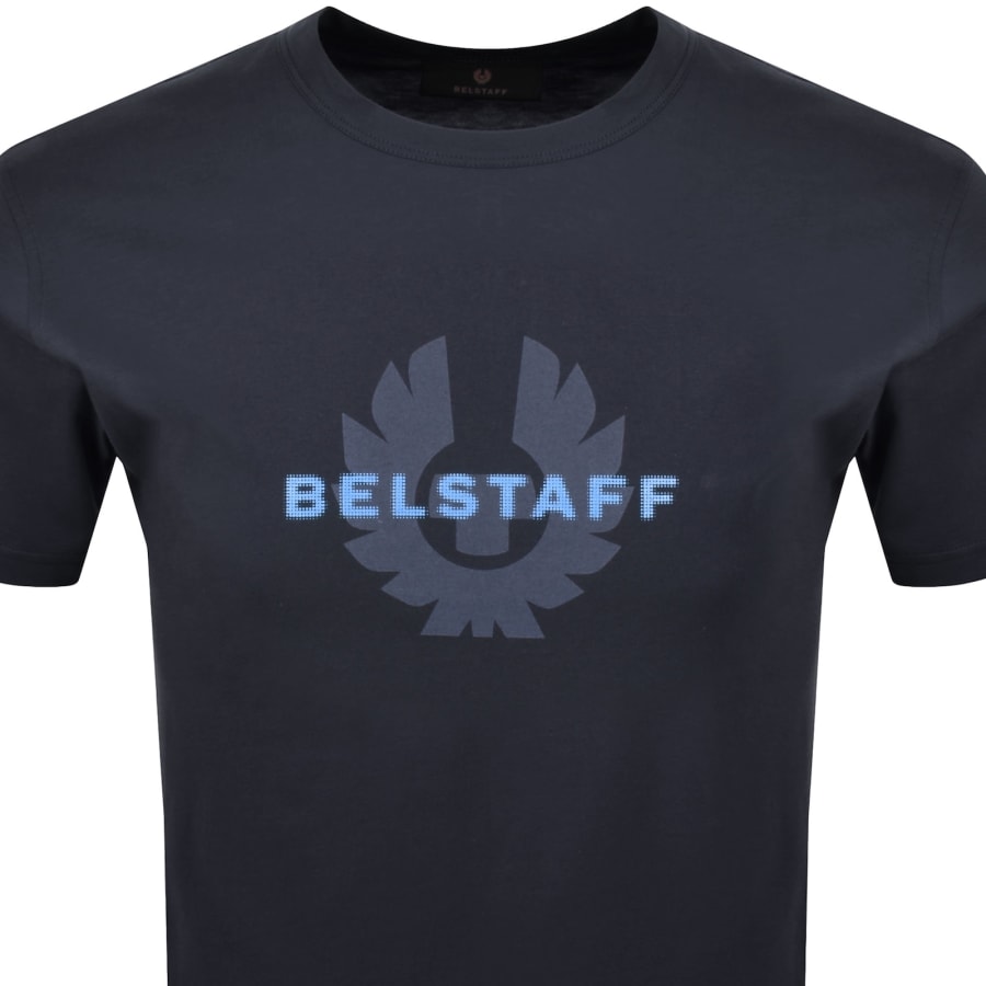 Image number 2 for Belstaff Surface T Shirt Dark Ink Navy