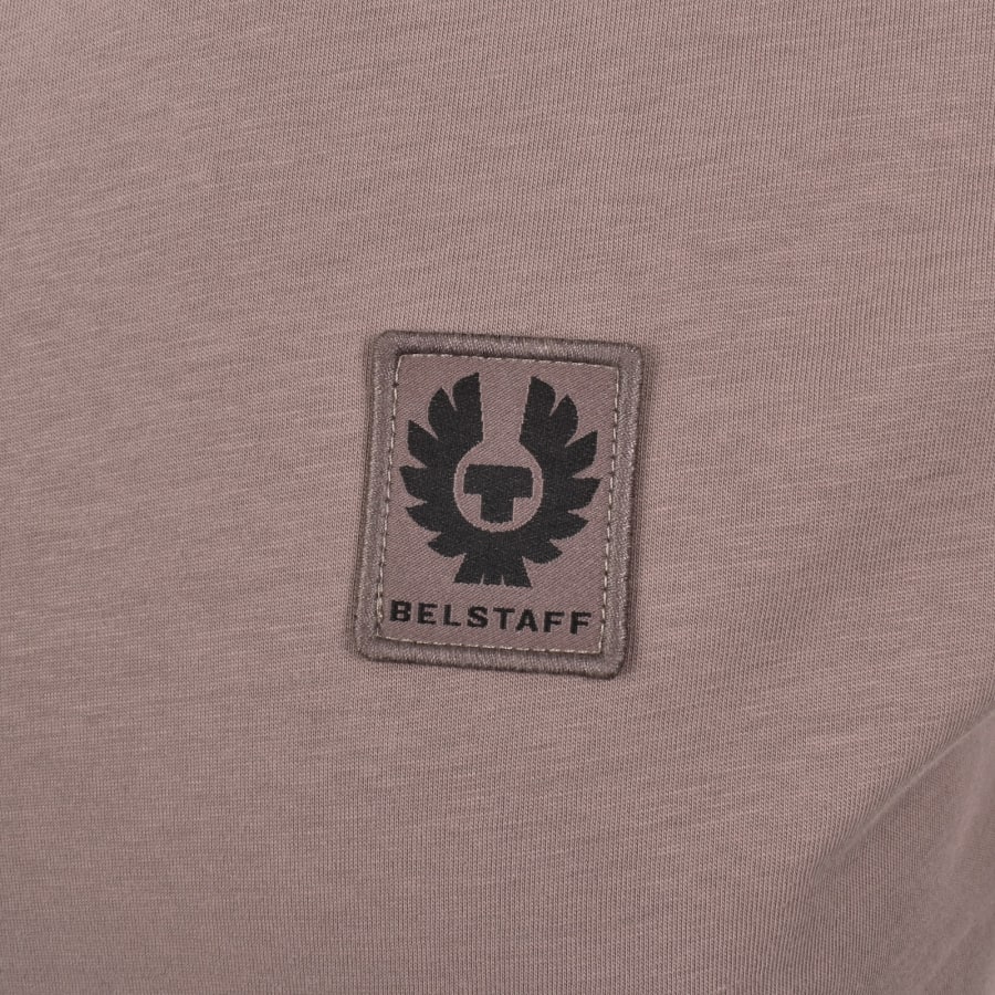 Image number 3 for Belstaff Short Sleeve Logo T Shirt Brown