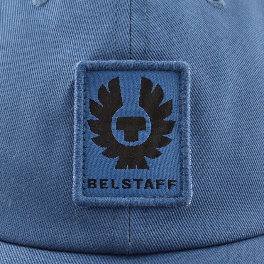 Image number 4 for Belstaff Phoenix Logo Cap Marine Blue