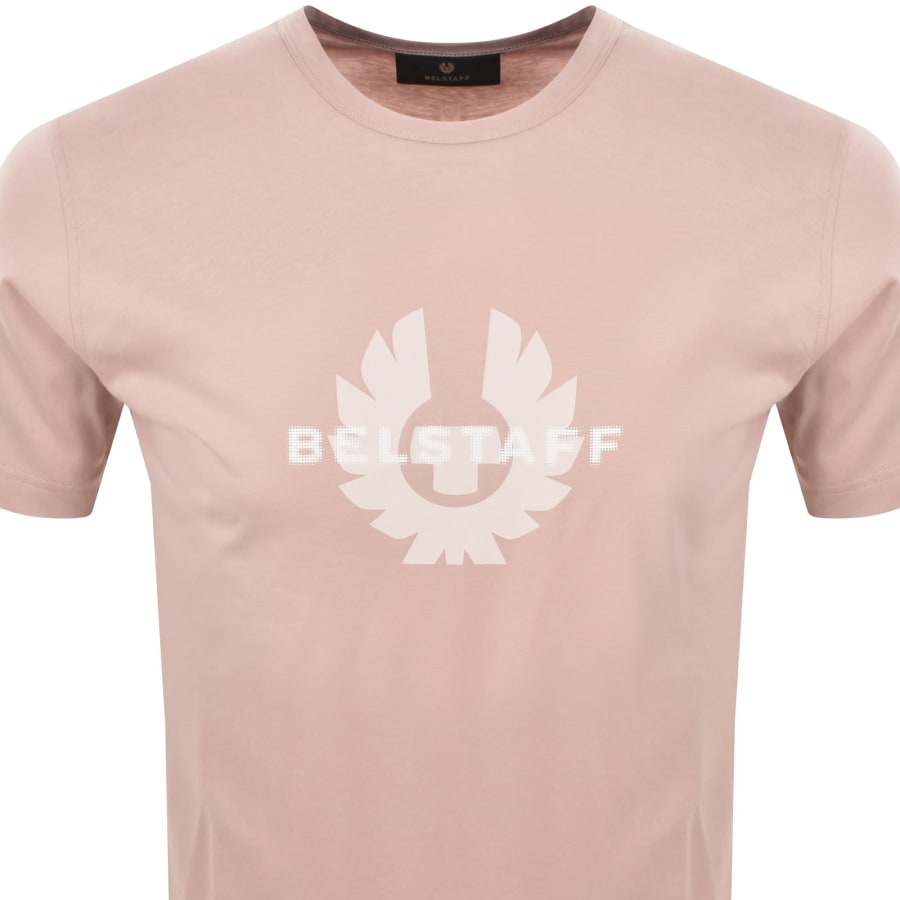 Image number 2 for Belstaff Surface T Shirt Dusk Pink