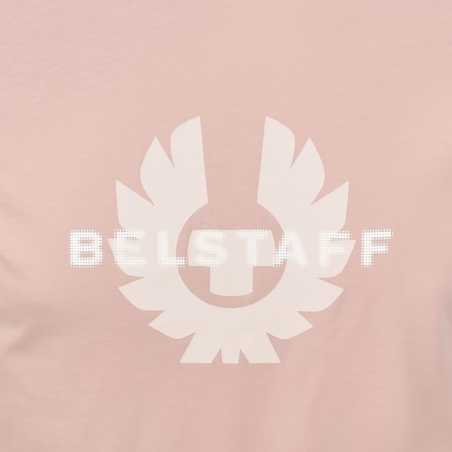 Image number 3 for Belstaff Surface T Shirt Dusk Pink