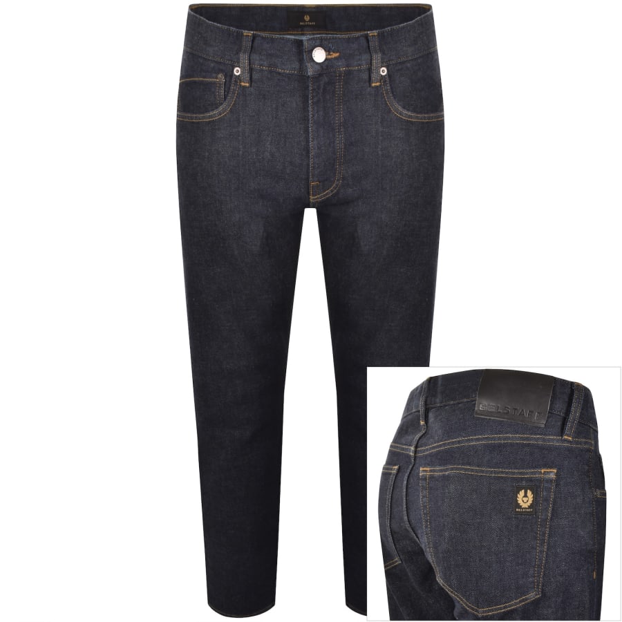 Image number 1 for Belstaff B81 Slim Taper Jeans Dark Wash Indigo