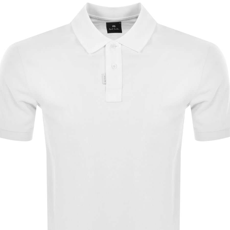 Image number 2 for Paul Smith Short Sleeved Polo T Shirt White