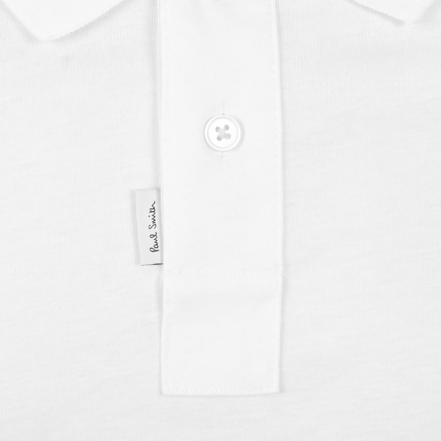 Image number 3 for Paul Smith Short Sleeved Polo T Shirt White