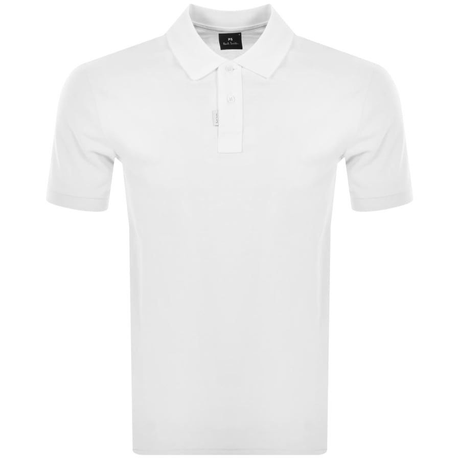 Image number 1 for Paul Smith Short Sleeved Polo T Shirt White