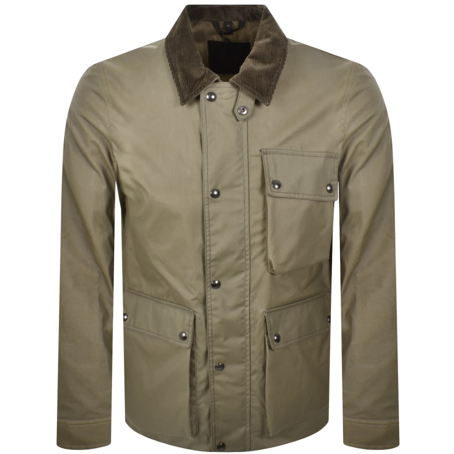 Image number 2 for Belstaff Incline Jacket Dark Fatigue Green