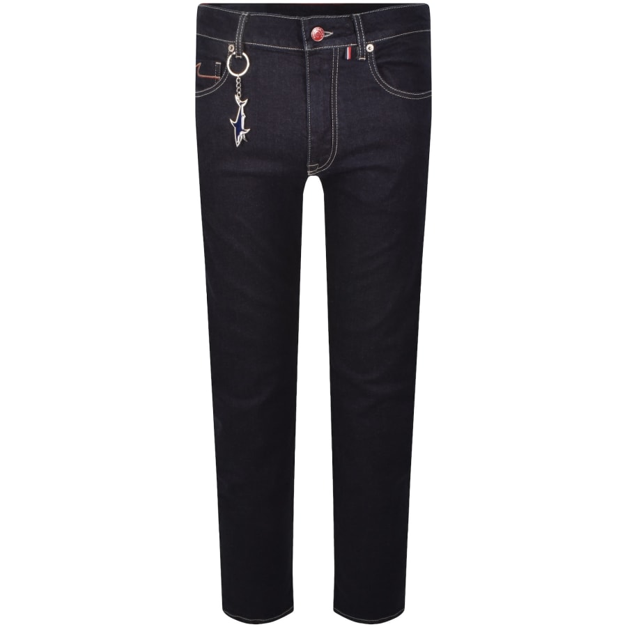 Image number 2 for Paul And Shark Red Rivet Jeans Blue