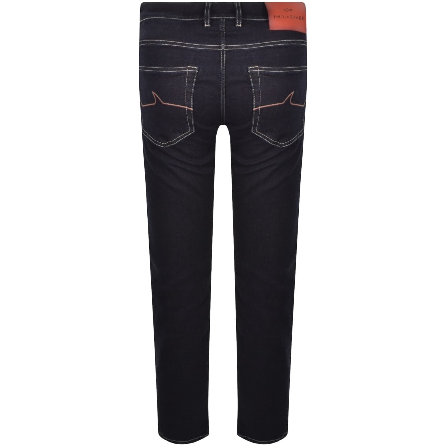 Image number 3 for Paul And Shark Red Rivet Jeans Blue