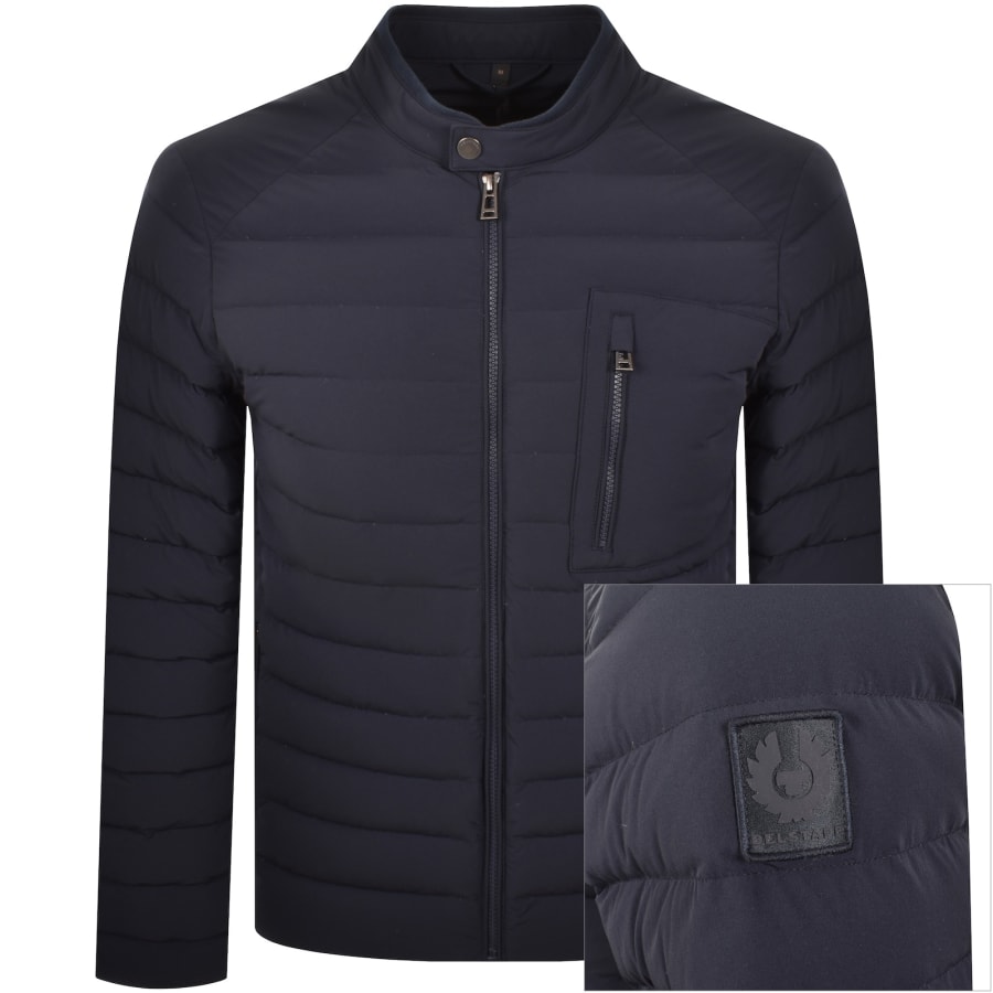 Image number 1 for Belstaff Chassis Jacket Dark Ink Navy