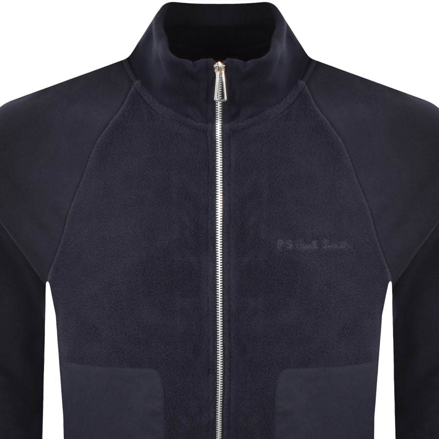 Image number 2 for Paul Smith Full Zip Sweatshirt Navy