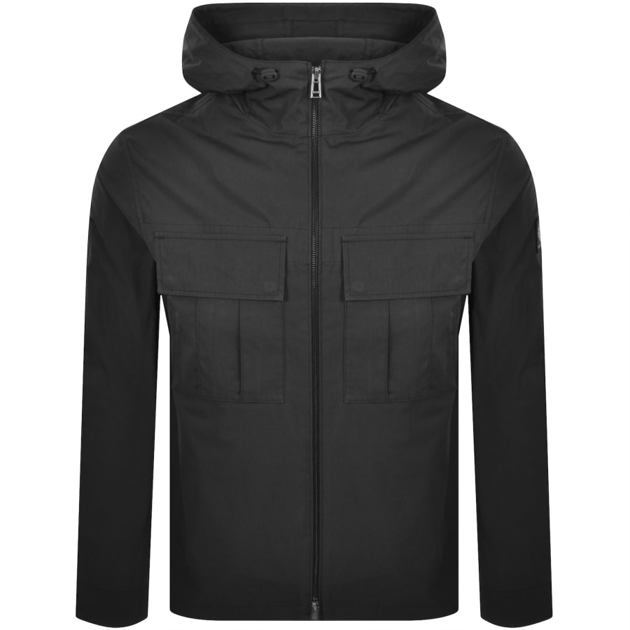 Image number 2 for Belstaff Container Overshirt Black