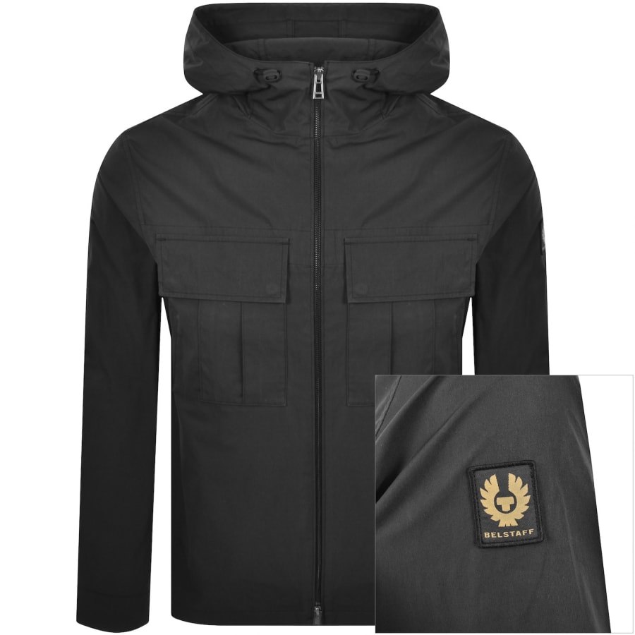 Image number 1 for Belstaff Container Overshirt Black