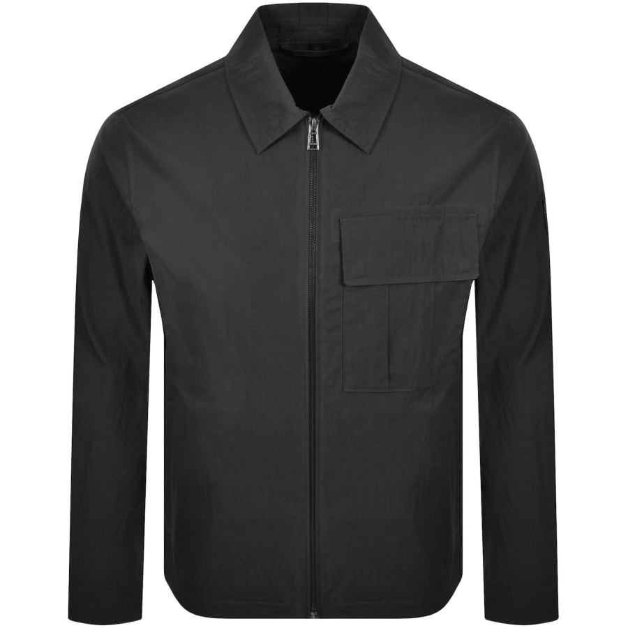 Image number 2 for Belstaff Cargo Overshirt Black