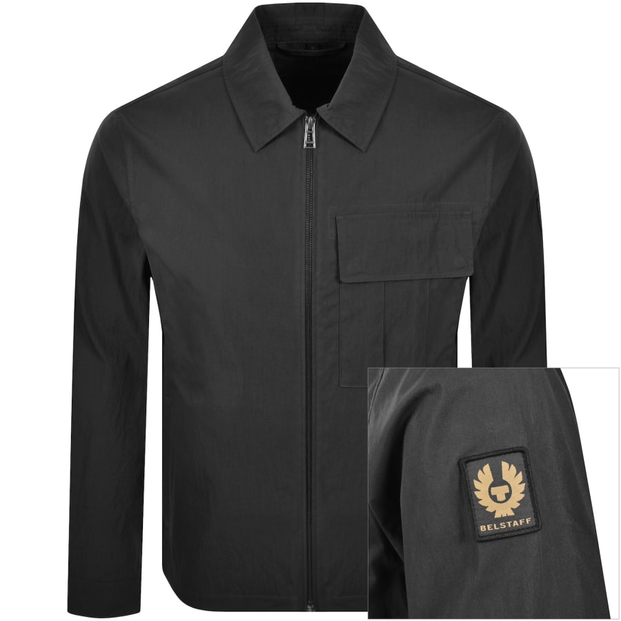 Image number 1 for Belstaff Cargo Overshirt Black