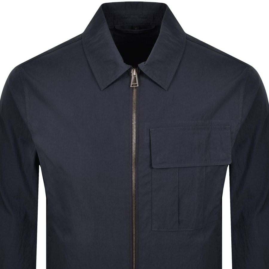 Image number 3 for Belstaff Cargo Overshirt Dark Ink Navy