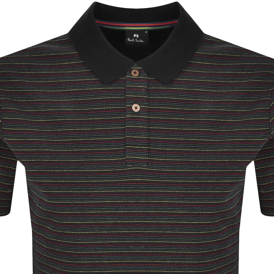 Image number 2 for Paul Smith Short Sleeved Polo T Shirt Black