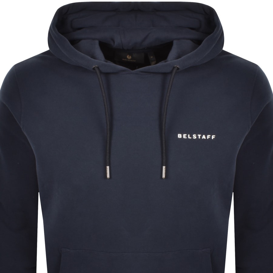 Image number 3 for Belstaff Border Hoodie Dark Ink Navy