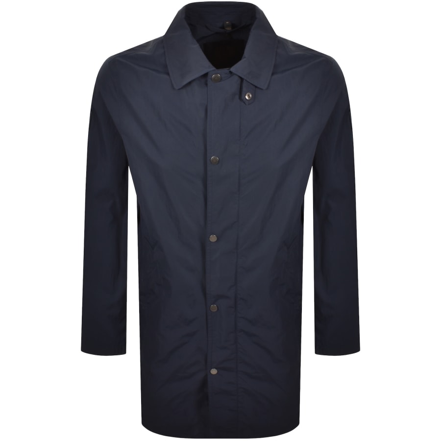 Image number 2 for Belstaff Farer Coat Dark Ink Navy