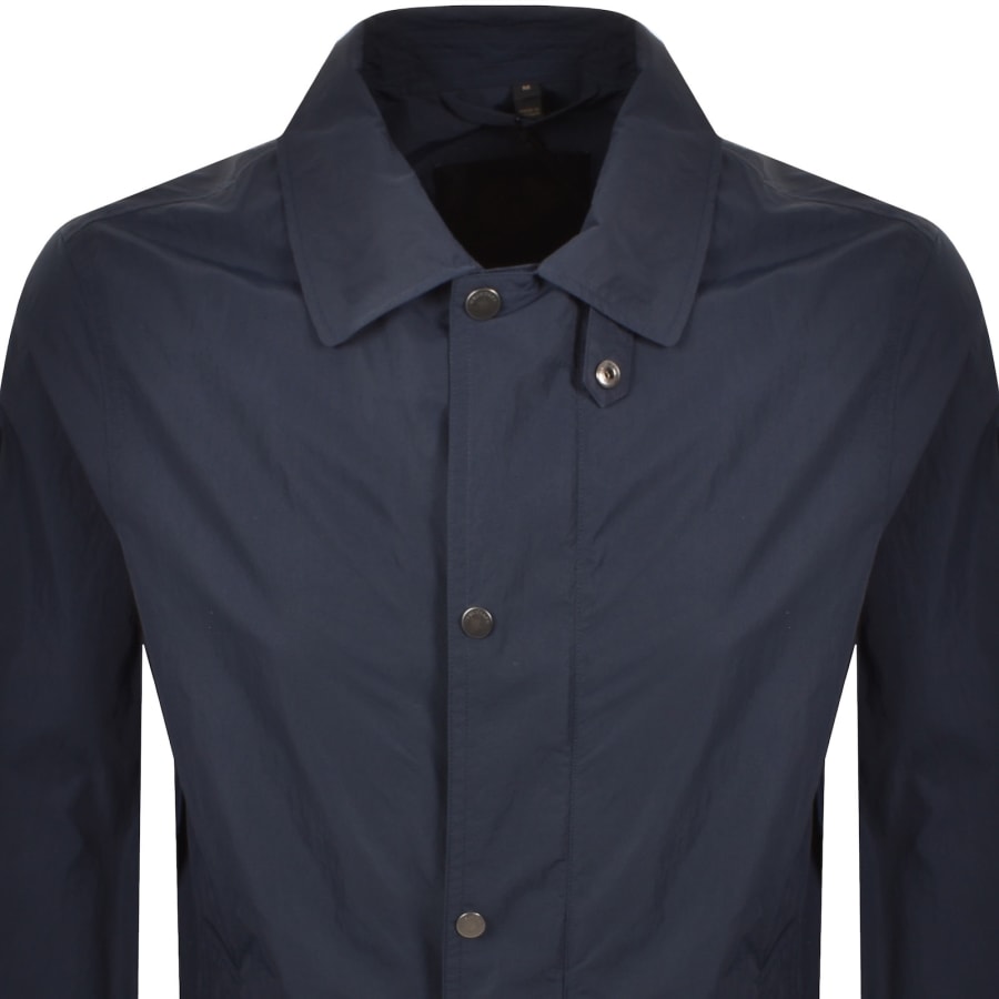 Image number 3 for Belstaff Farer Coat Dark Ink Navy