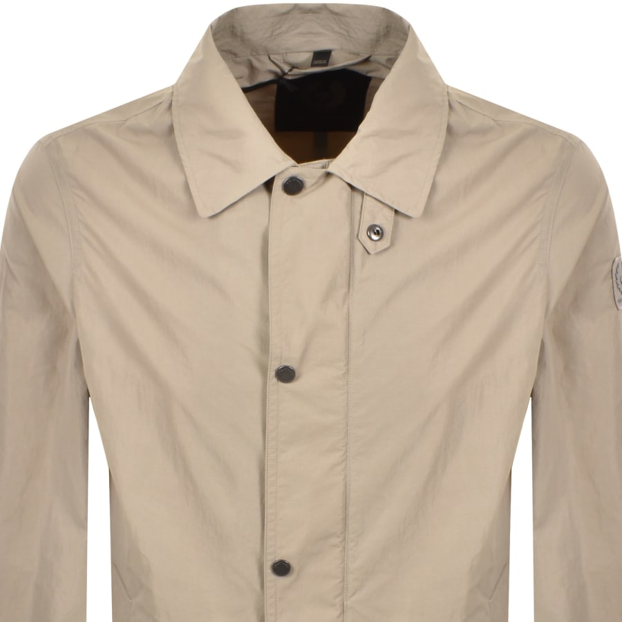 Image number 3 for Belstaff Farer Coat Dark Sand