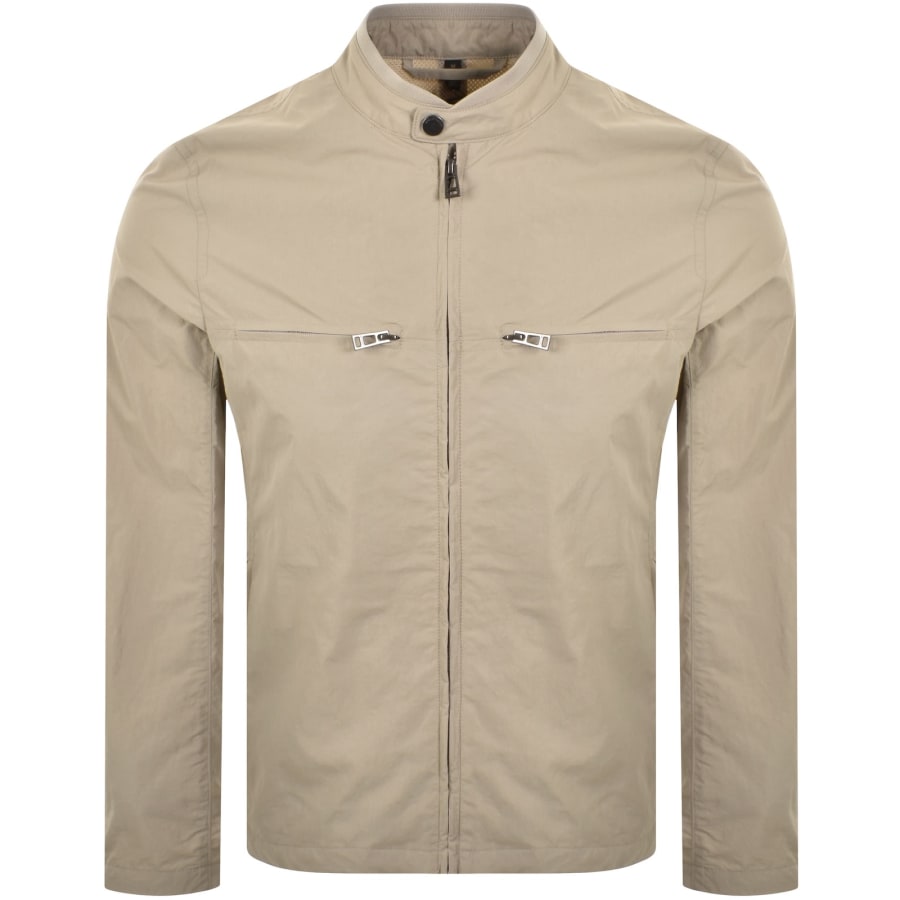 Image number 2 for Belstaff Grid Jacket Dark Sand