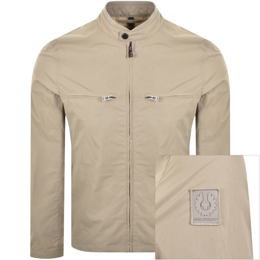 Image number 1 for Belstaff Grid Jacket Dark Sand