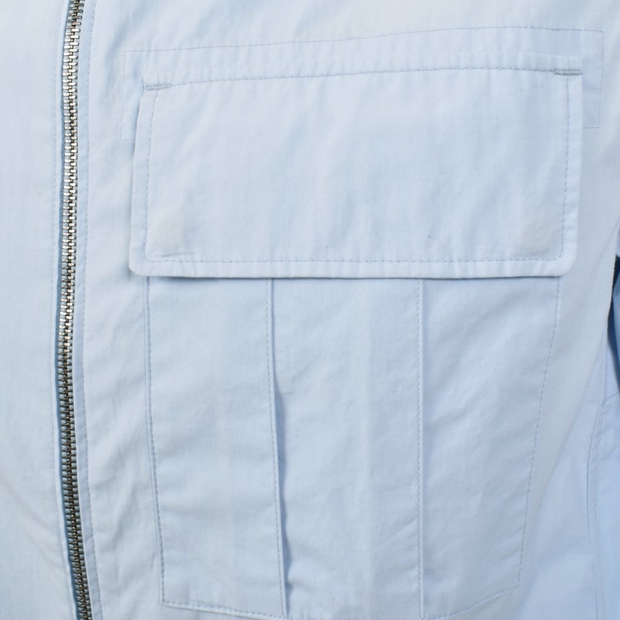 Image number 5 for Belstaff Cargo Overshirt Sky Blue