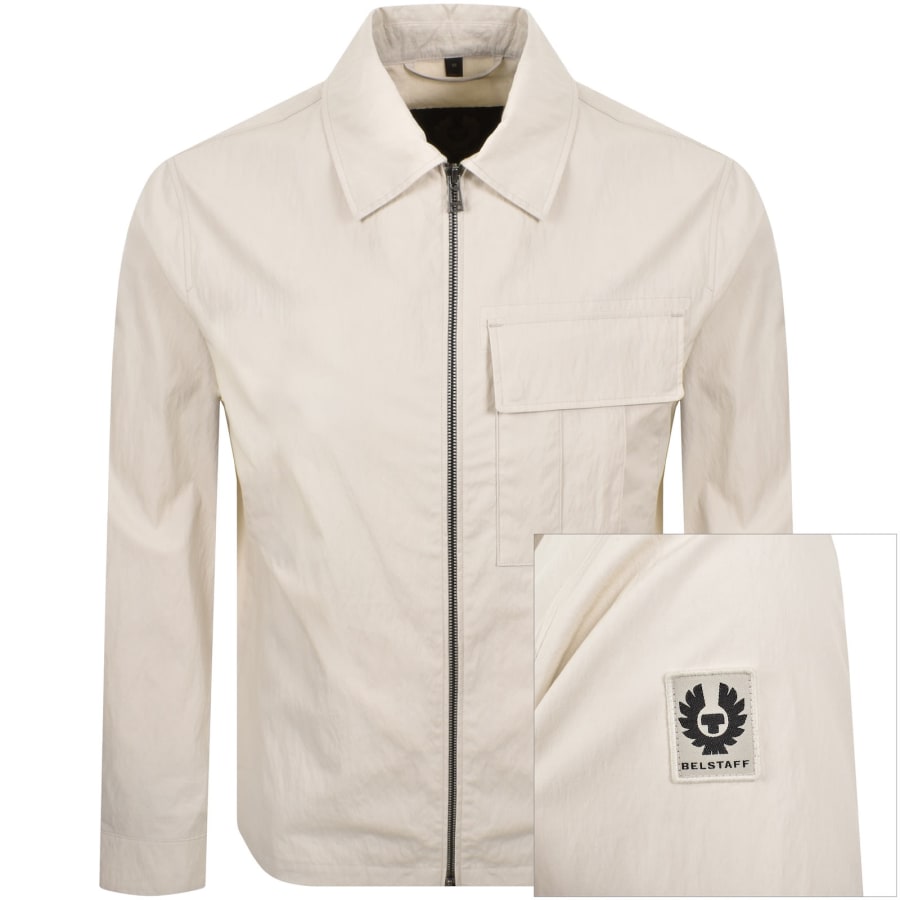 Image number 1 for Belstaff Cargo Overshirt Beige