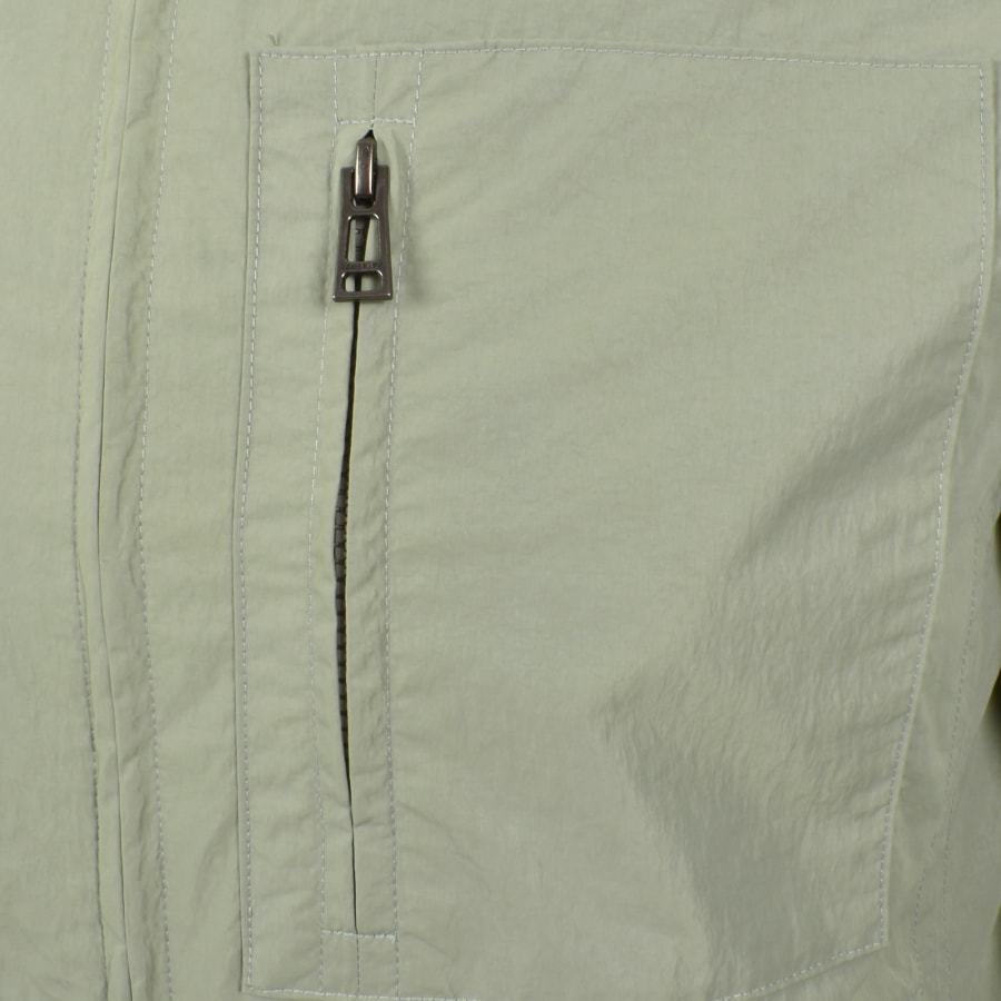 Image number 5 for Belstaff Grid Overshirt Lichen Green